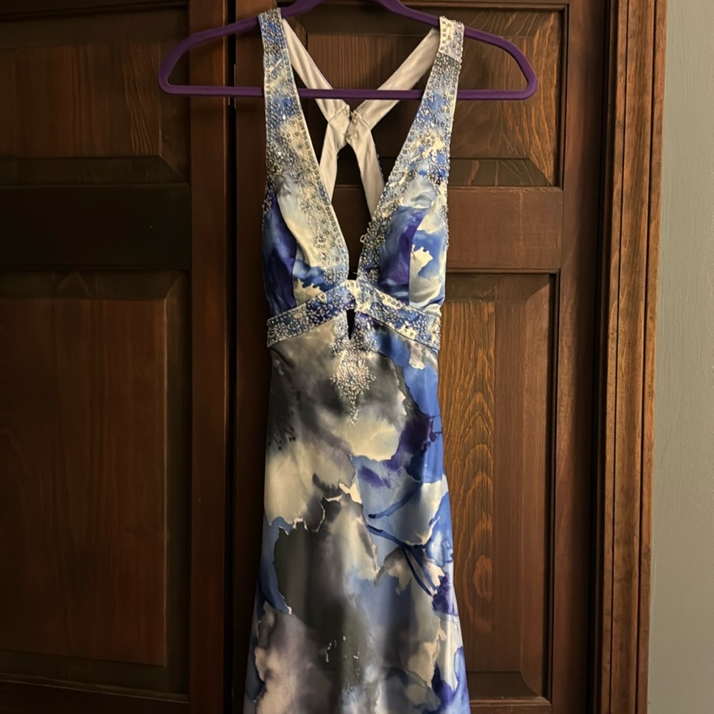 Multicolor prom dress
